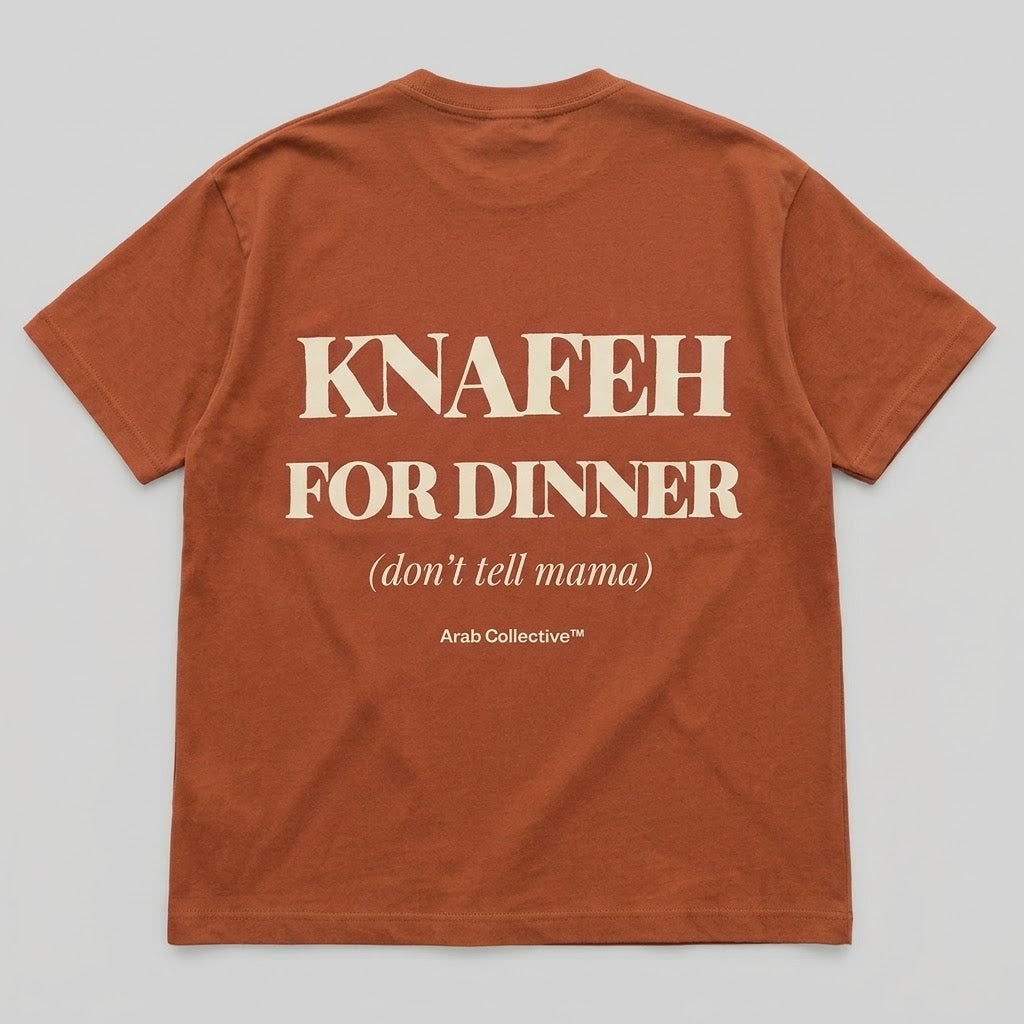 “Knafeh for Dinner (Don’t Tell Mama)” KIDS Tee