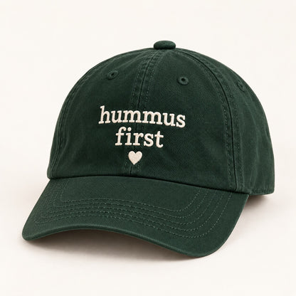 "HUMMUS FIRST” Kids Cap (Copy)