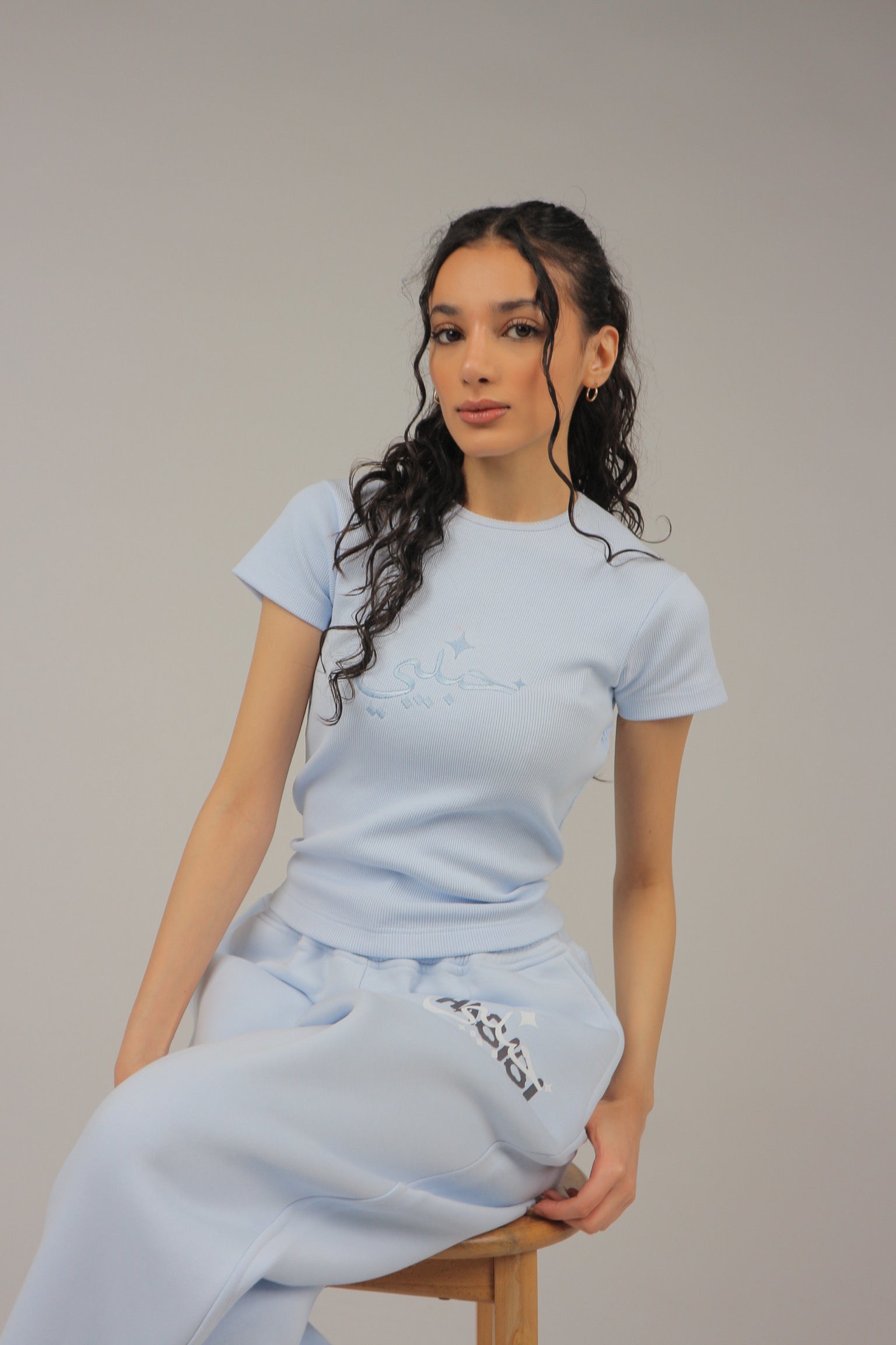 Habibi Cropped Baby Tee