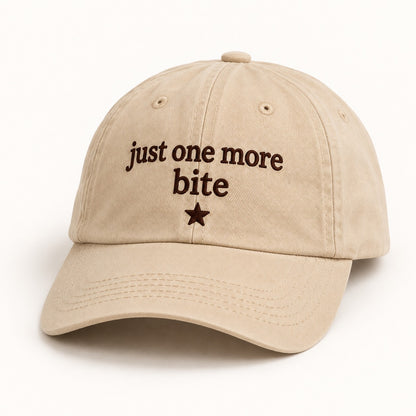 "JUST ONE MORE BUTE” Kids Cap