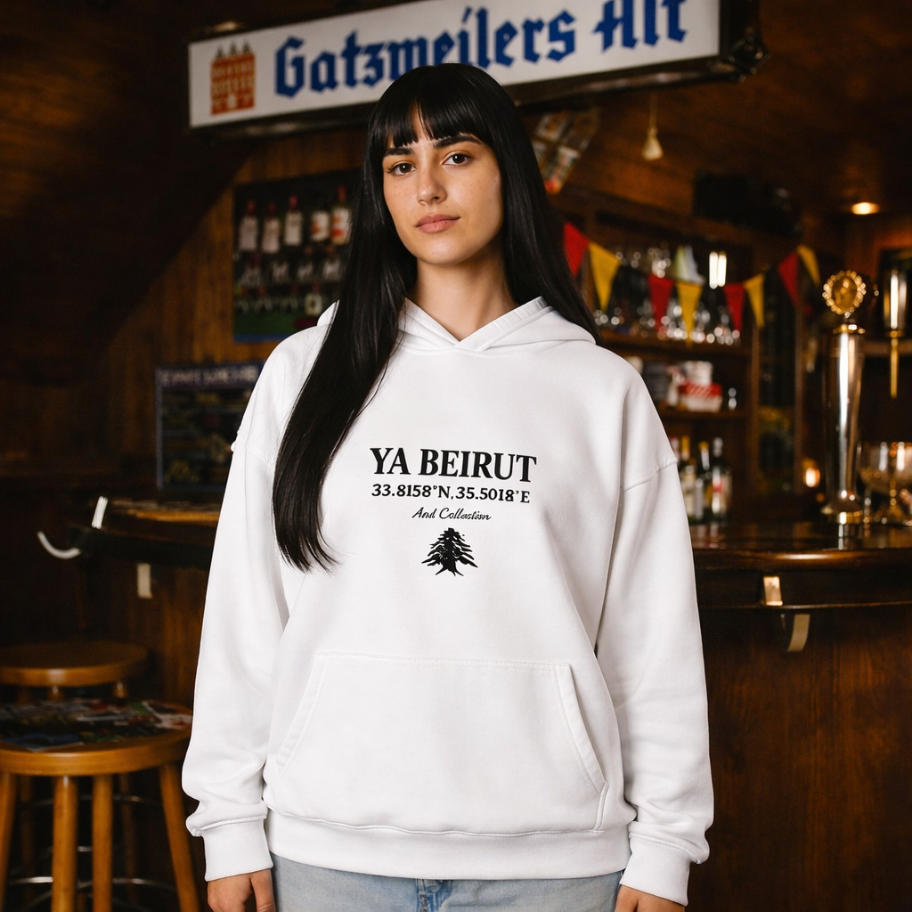 Sweat à capuche Ya Beyrouth