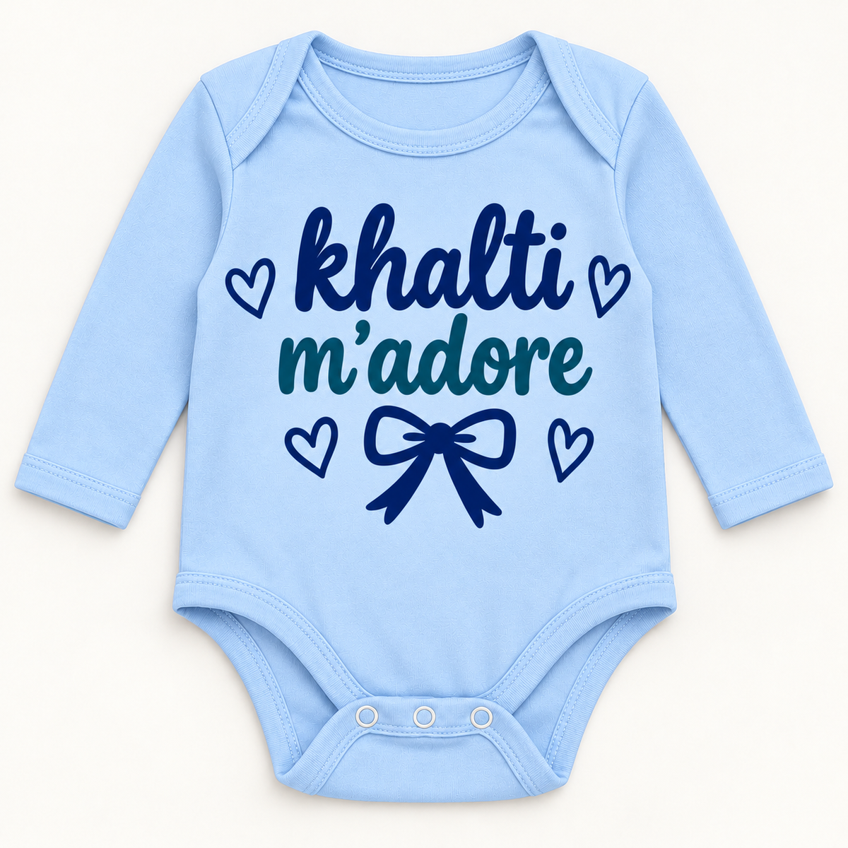"KHALTI M'ADORE" NEWBORN ONESIE LONG SLEEVE
