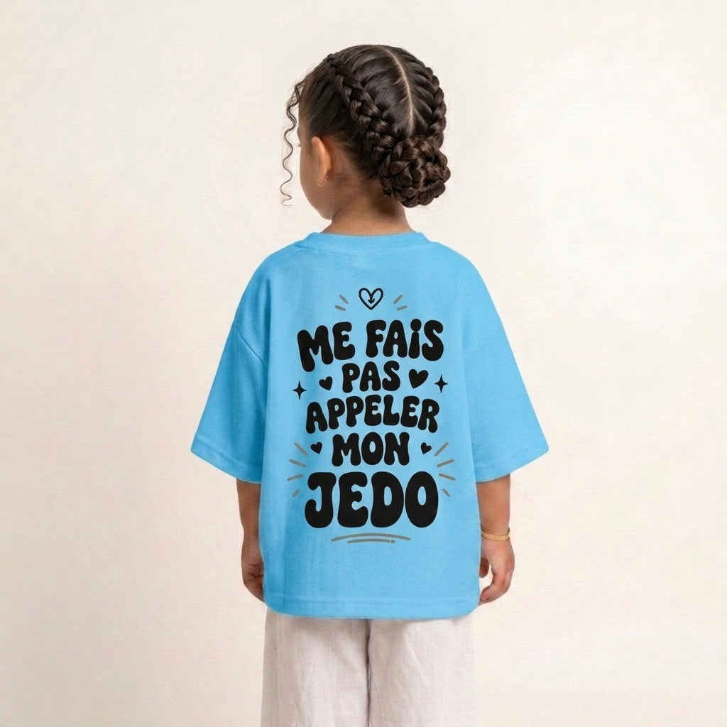 "ME FAIS PAS APPELER MA JEDO" KIDS Tee