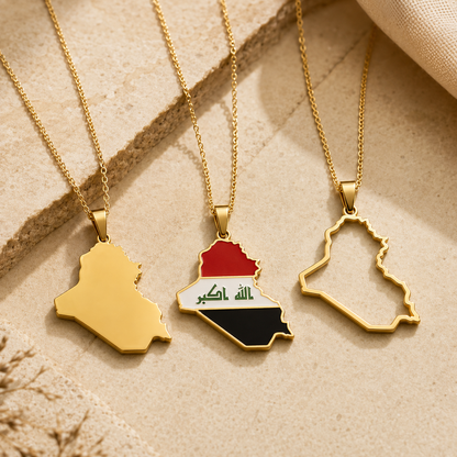 Iraq Country Necklace