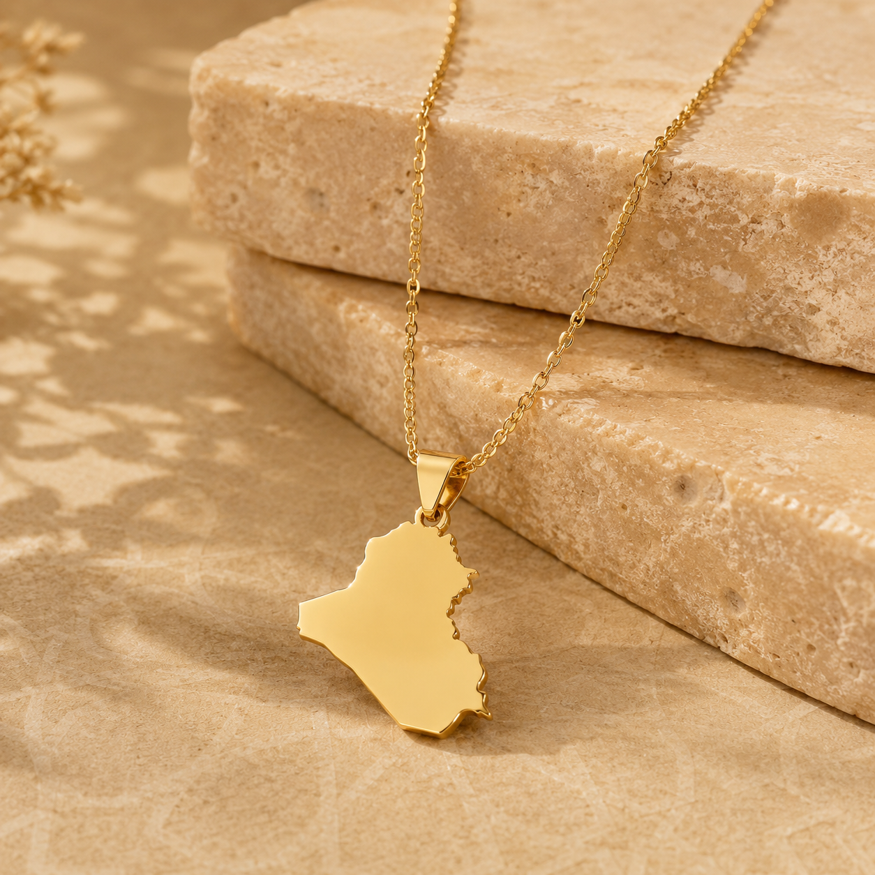 Iraq Country Necklace
