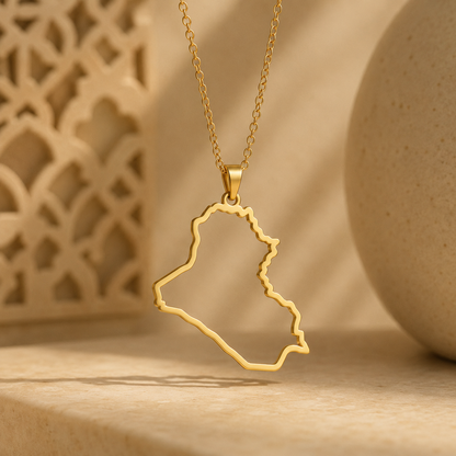 Iraq Country Necklace