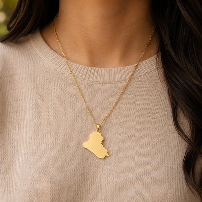 Iraq Country Necklace