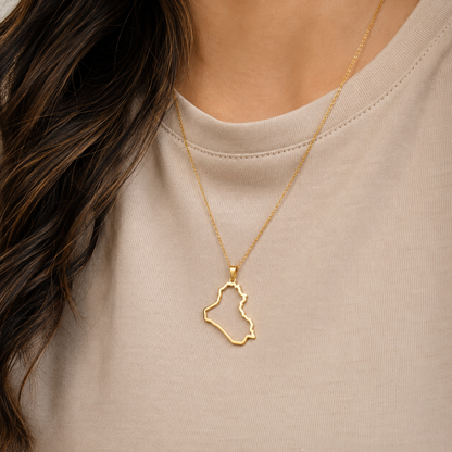 Iraq Country Necklace