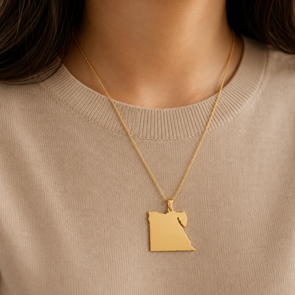 Egypt Country Necklace