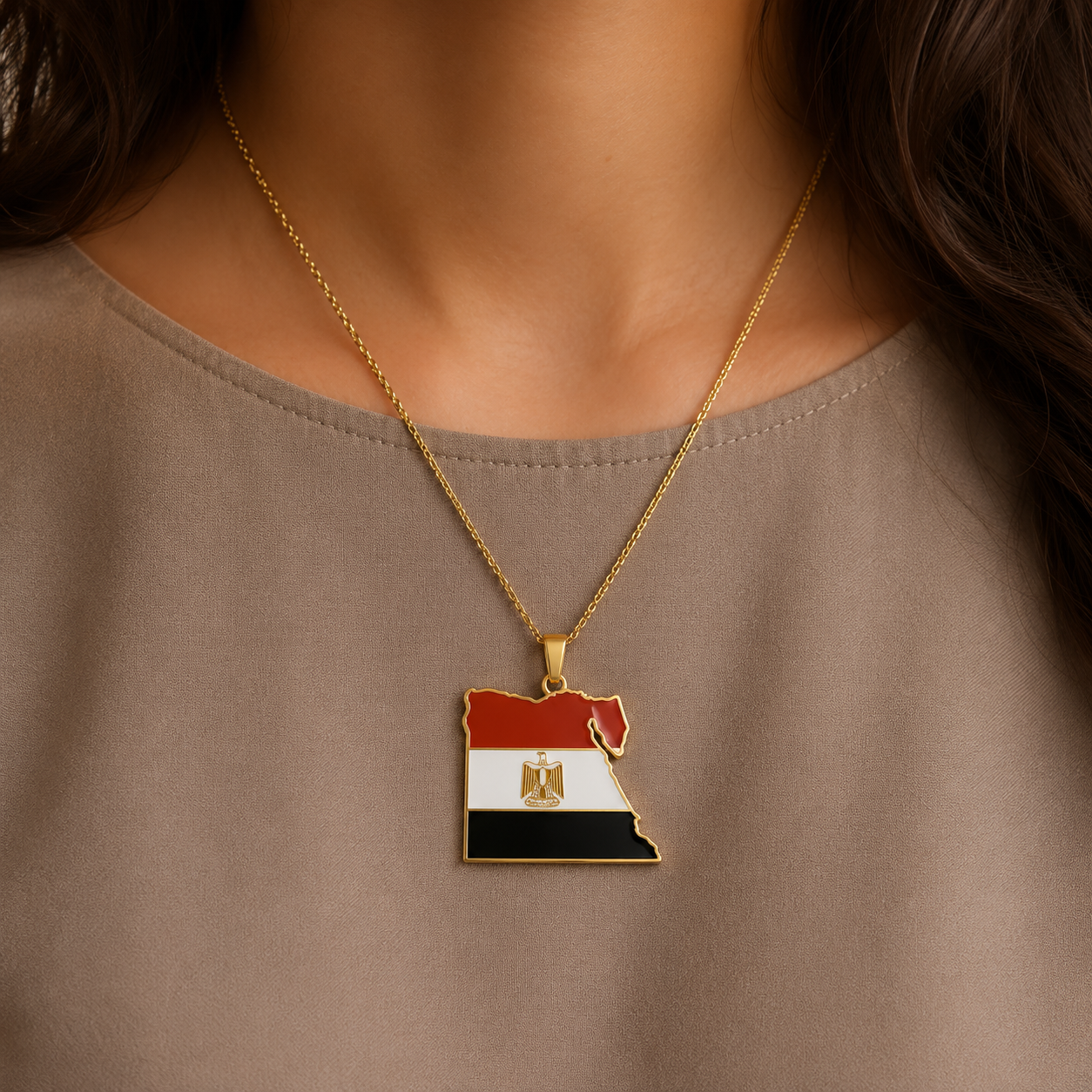 Egypt Country Necklace