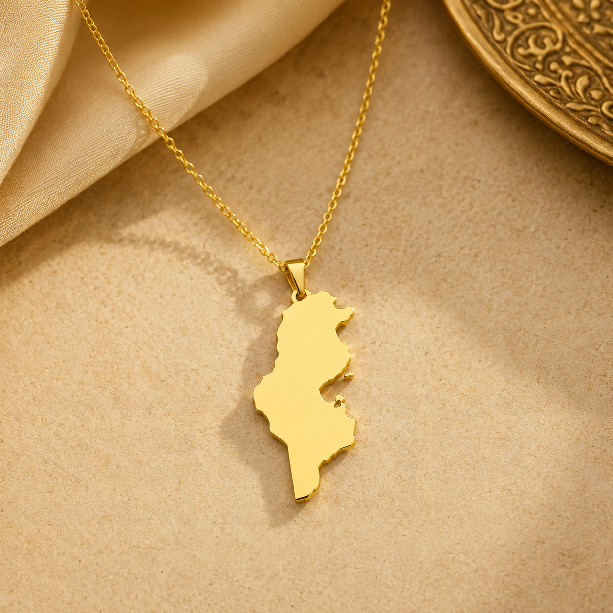 Tunisia Country Necklace