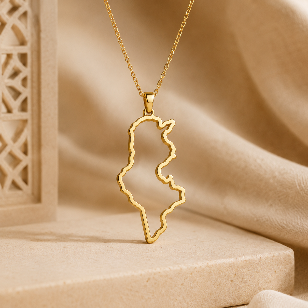 Tunisia Country Necklace
