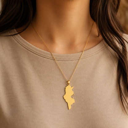 Tunisia Country Necklace