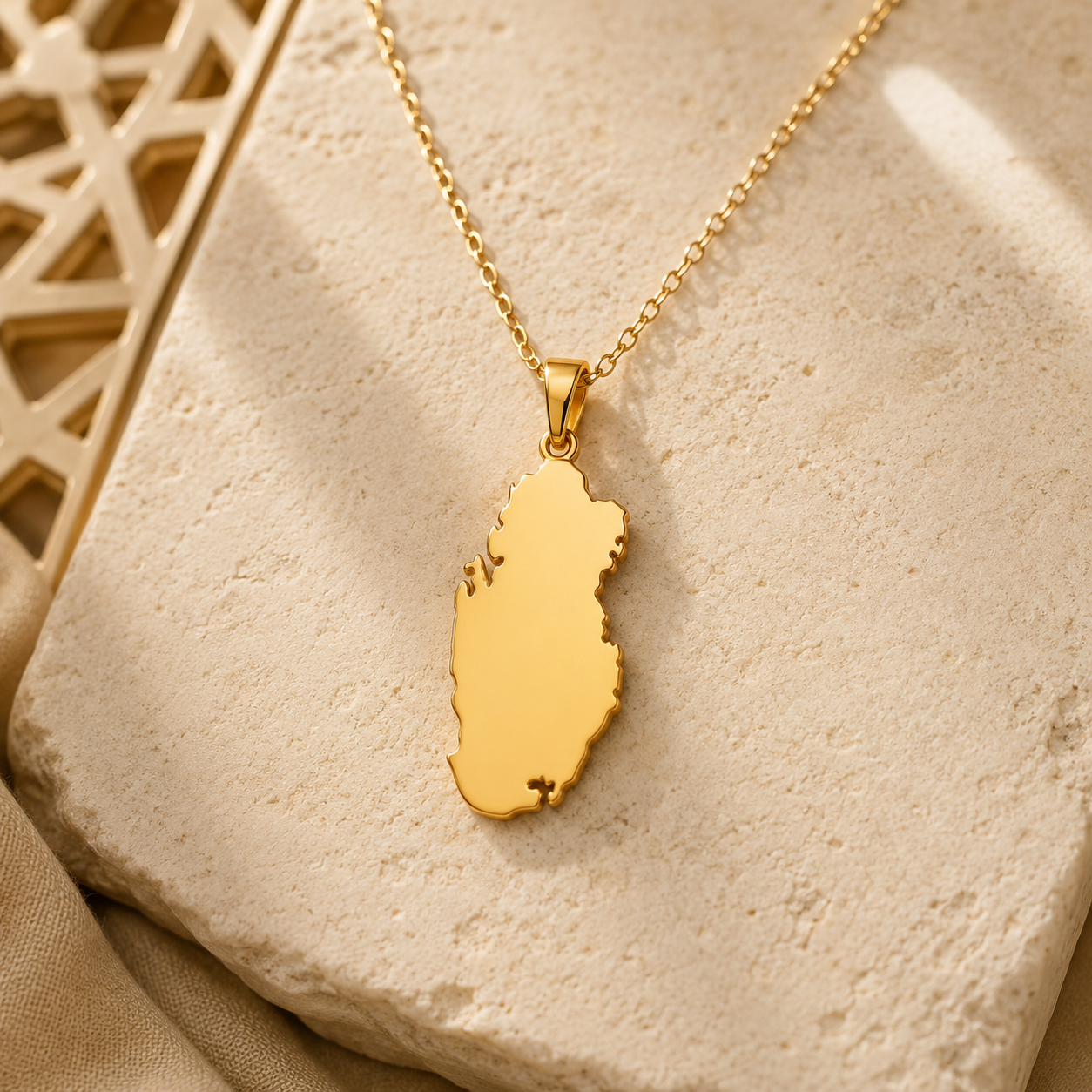 Qatar Country Necklace
