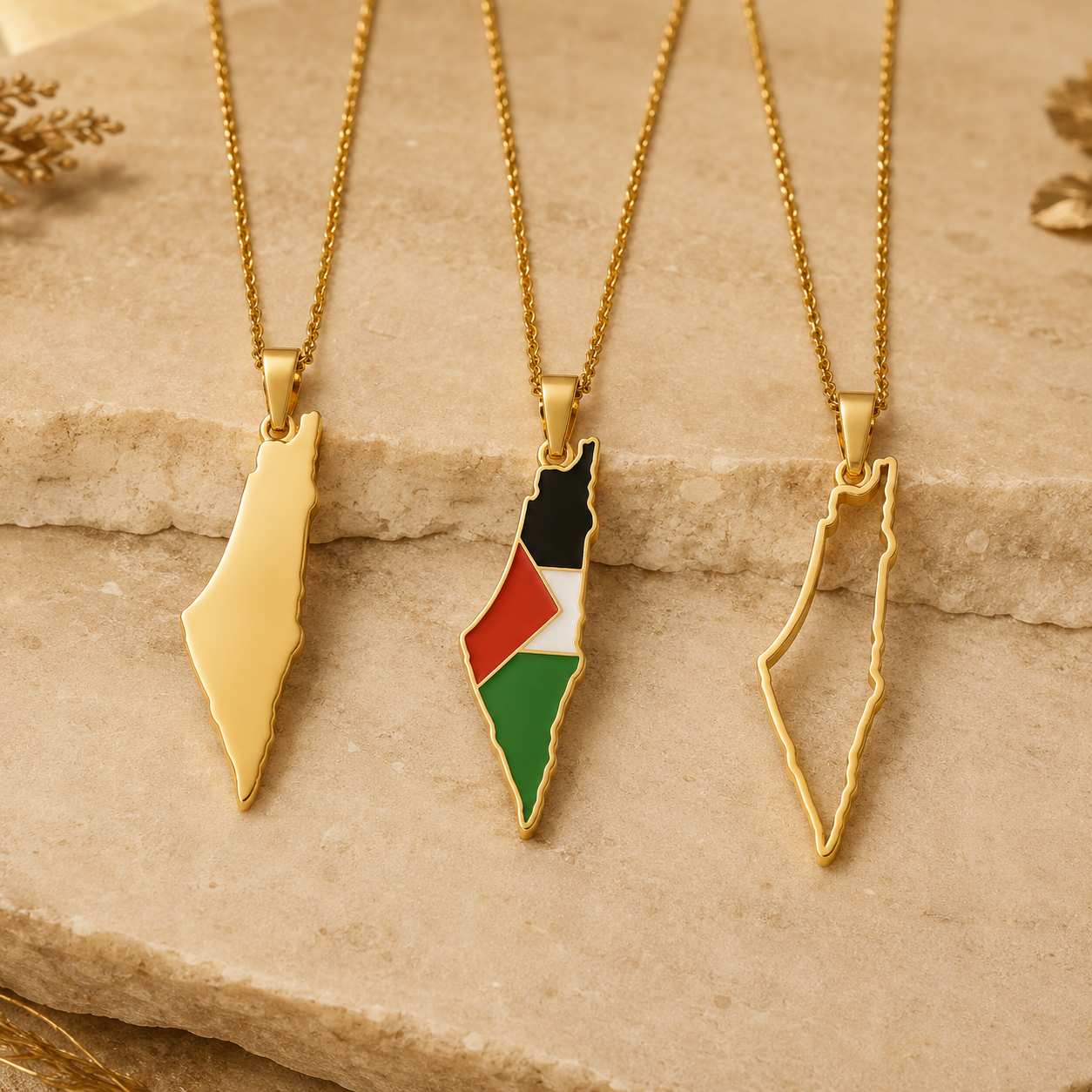 Collier Pendentif Pays Arabe