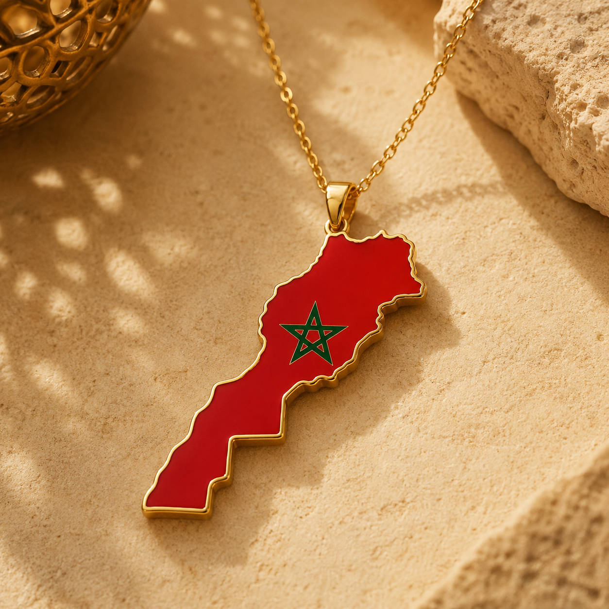 Morocco Country Necklace