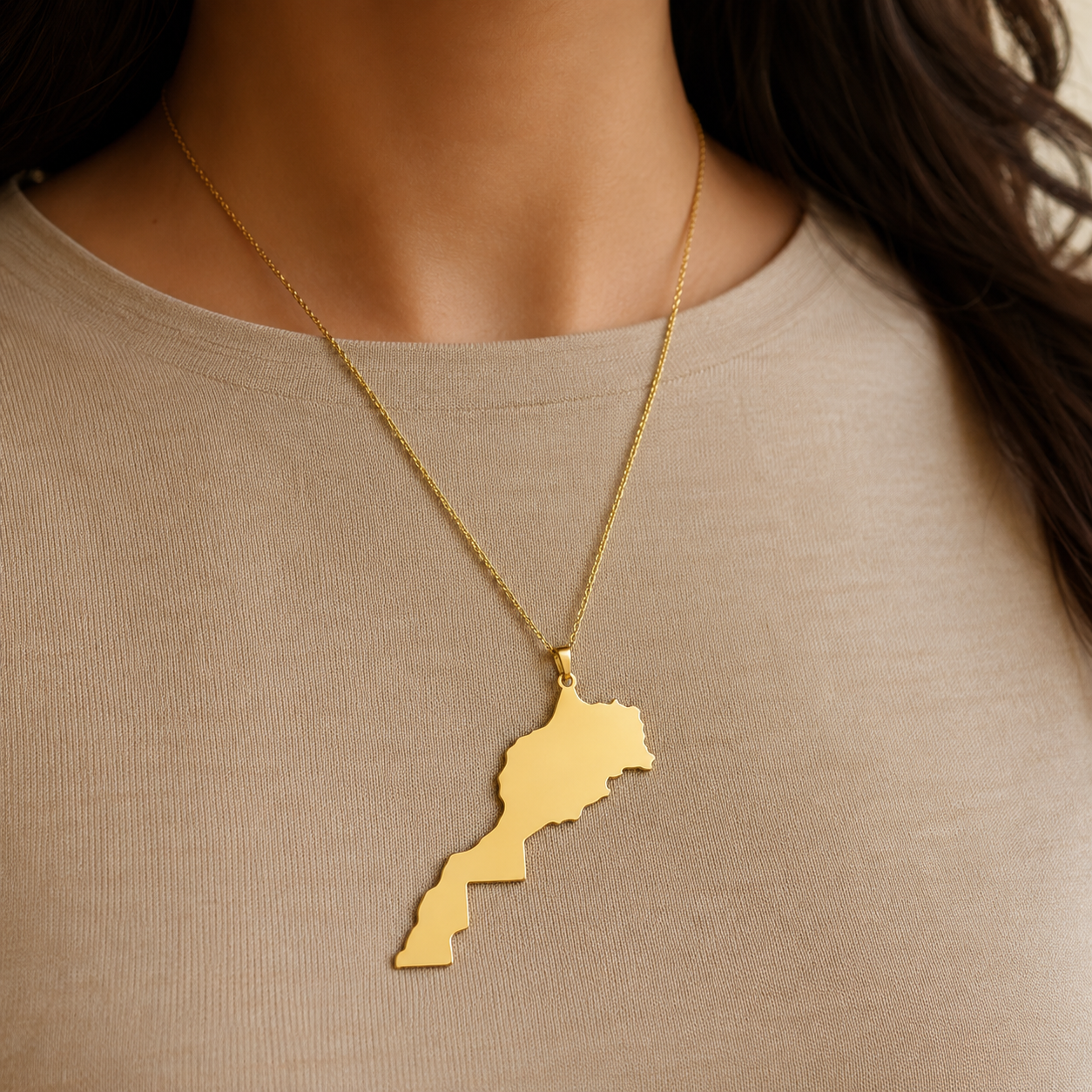 Morocco Country Necklace