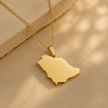 Saudi Arabia Country Necklace