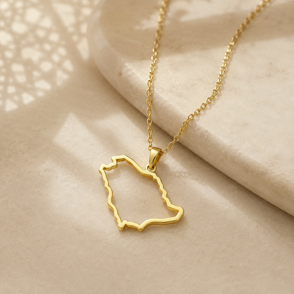 Saudi Arabia Country Necklace