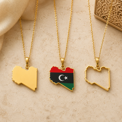 Libya Country Necklace