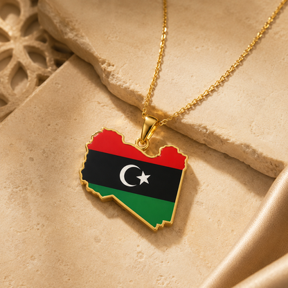 Libya Country Necklace