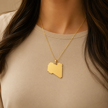 Libya Country Necklace