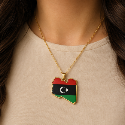 Libya Country Necklace