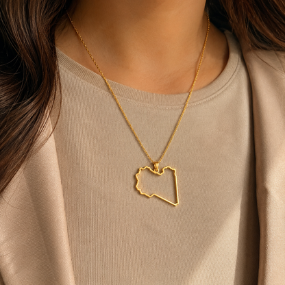 Libya Country Necklace