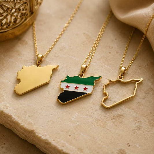 Syria Country Necklace