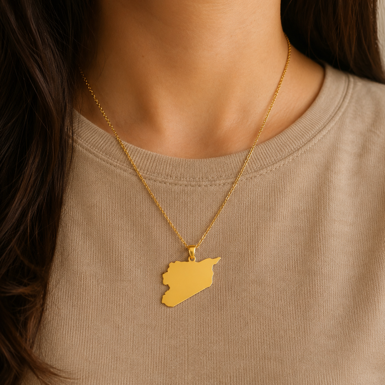 Collier Pendentif Pays Arabe