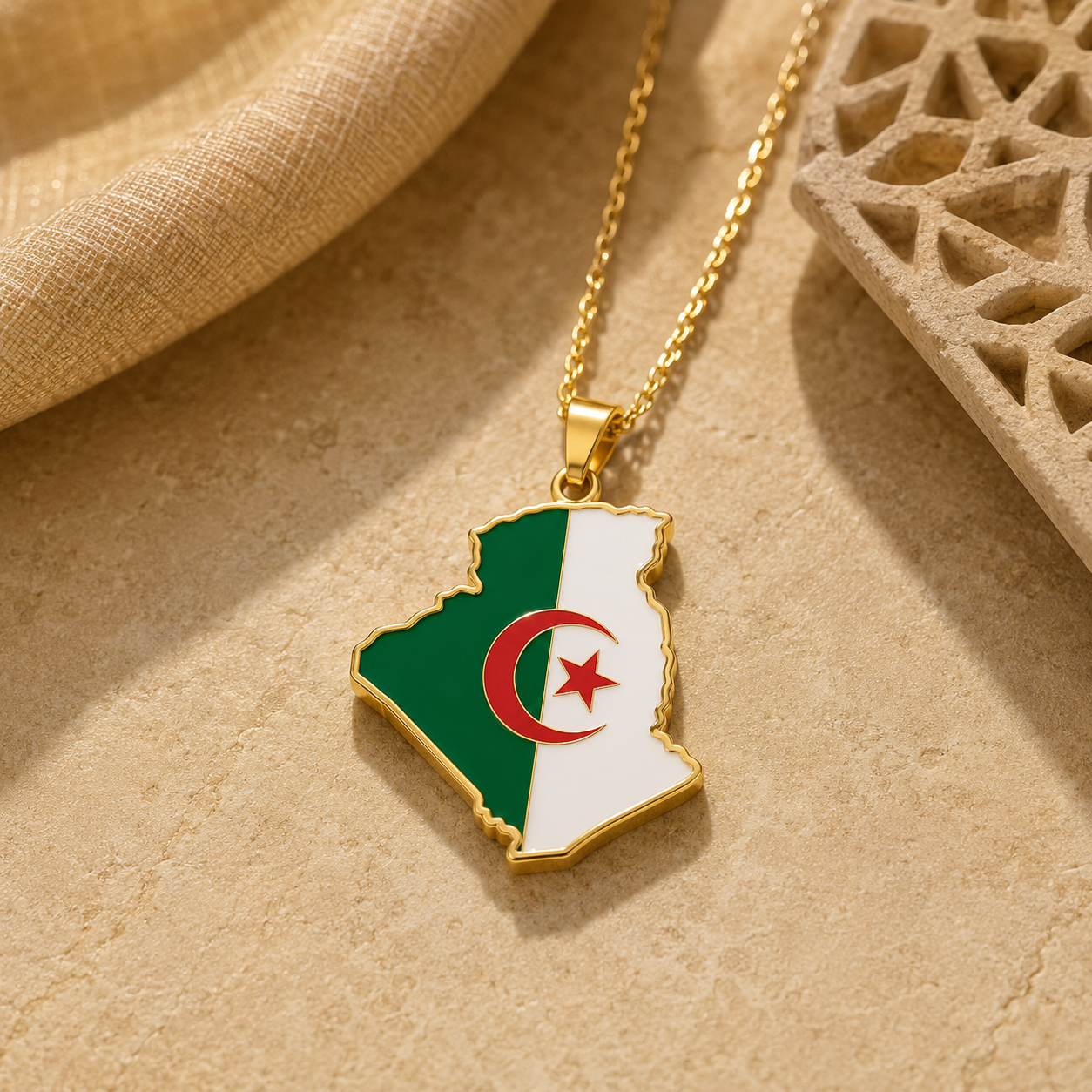 Collier Pendentif Pays Arabe