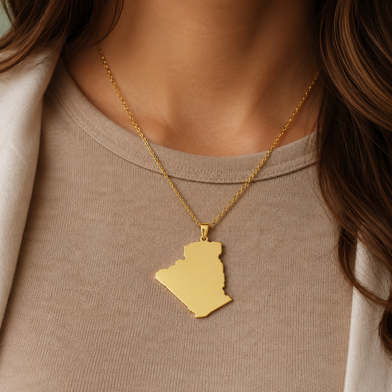Collier Pendentif Pays Arabe