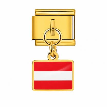 "Support Your Country" World Cup Flag Charm Bracelet