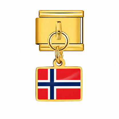 "Support Your Country" World Cup Flag Charm Bracelet