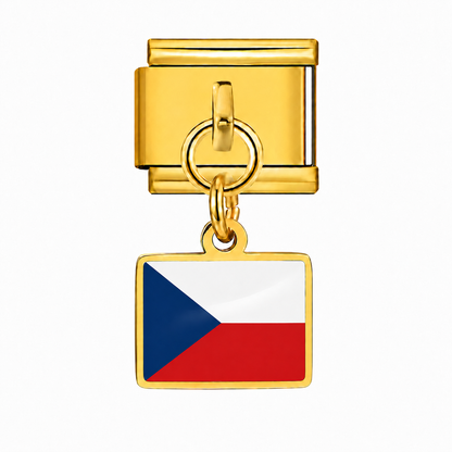 "Support Your Country" World Cup Flag Charm Bracelet