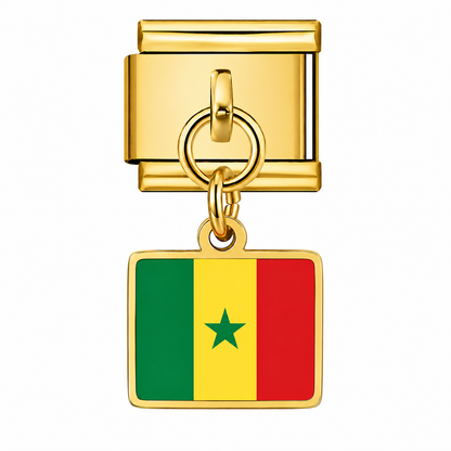 "Support Your Country" World Cup Flag Charm Bracelet