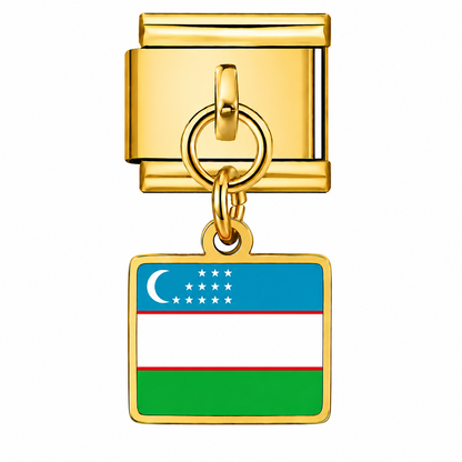 "Support Your Country" World Cup Flag Charm Bracelet