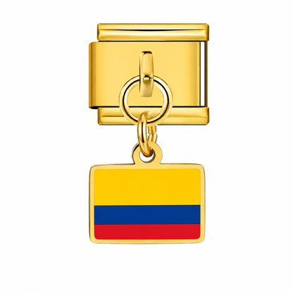 "Support Your Country" World Cup Flag Charm Bracelet