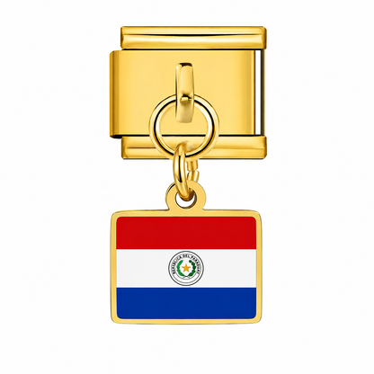 "Support Your Country" World Cup Flag Charm Bracelet