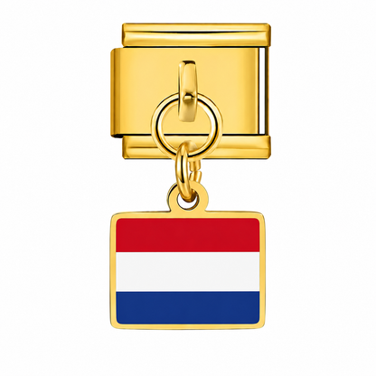 "Support Your Country" World Cup Flag Charm Bracelet