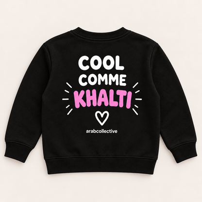 "COOL COMME KHALTI" KIDS Crewneck