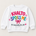 "KHALTO SPOILS ME " KIDS Crewneck