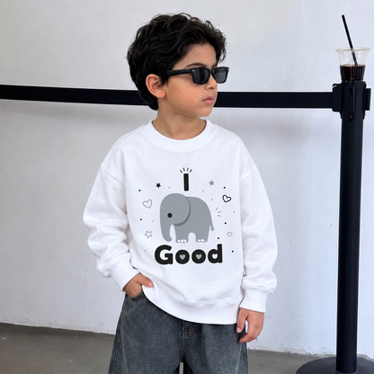 "I FEEL GOOD" KIDS Crewneck )