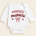 "MAMA'S MUSHKILA" NEWBORN ONESIE LONG SLEEVE