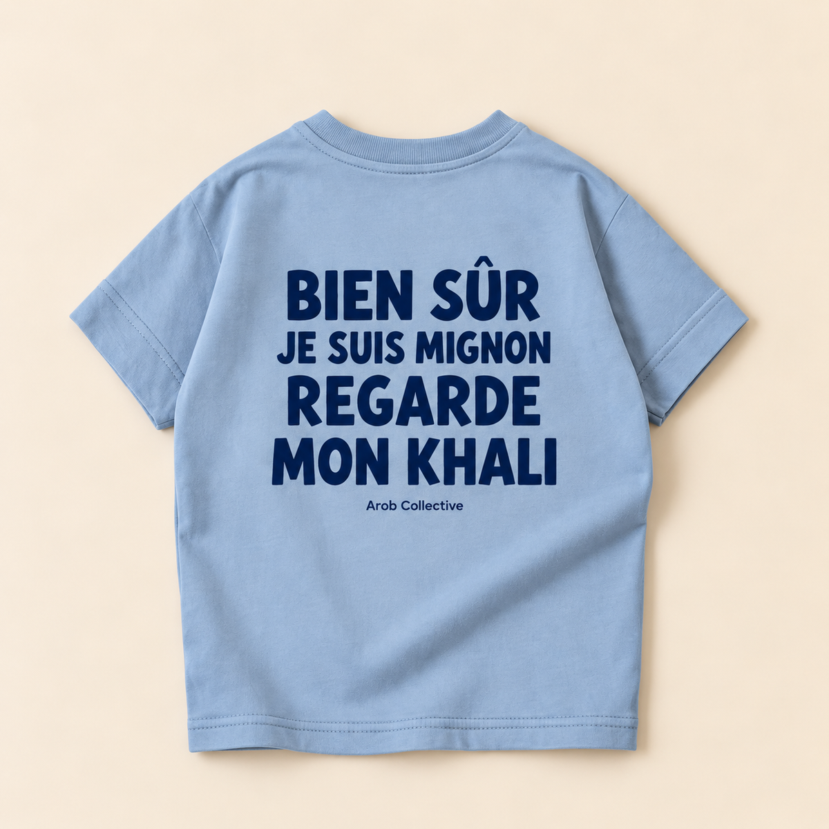 "BIEN SUR JE SUIS MIGNON REGARDE MON KHALI" KIDS Tee