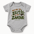 "YOU ARE THE ZEIT TO MY ZAATAR" NEWBORN ONESIE LONG SLEEVES