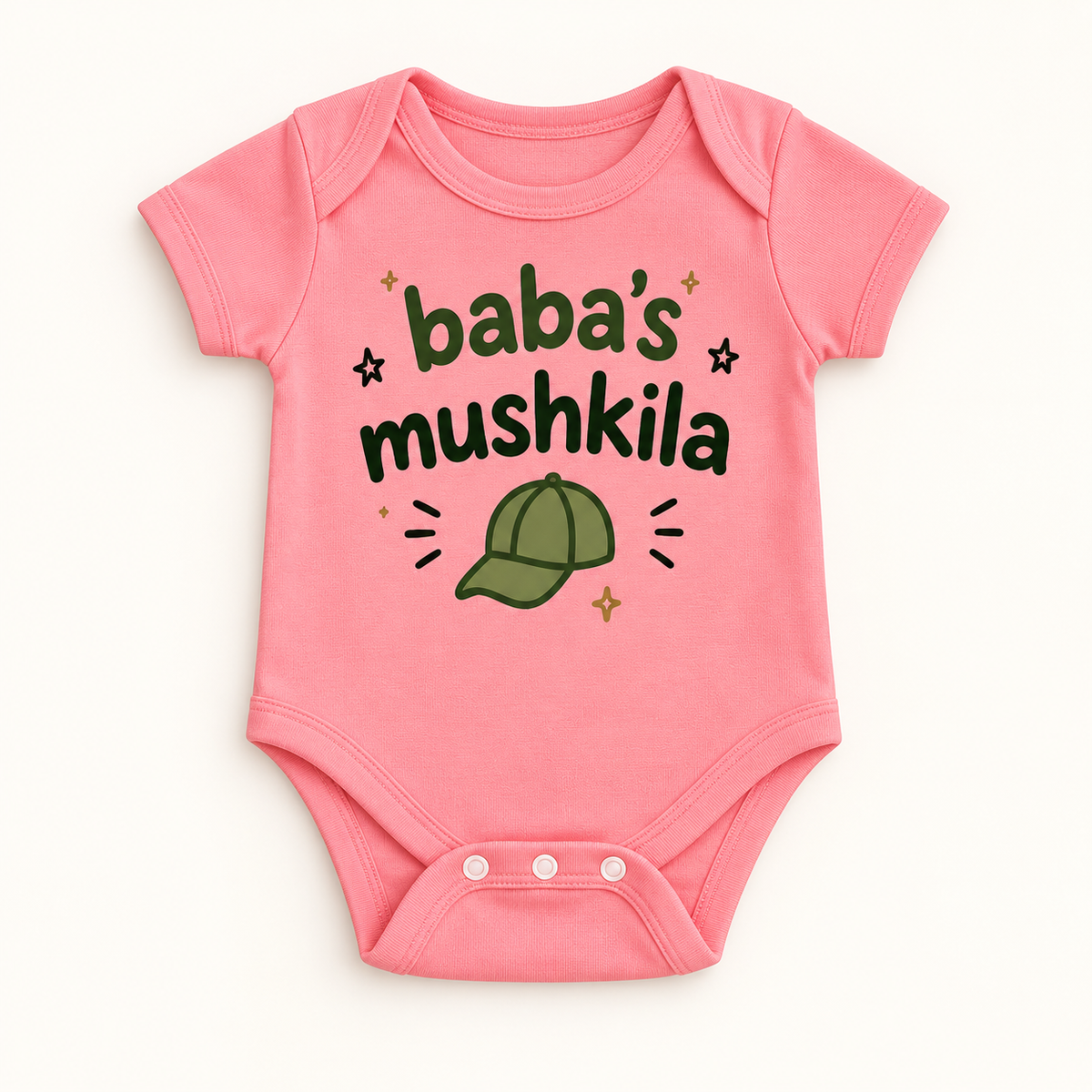 "Baba’s Mushkila Onesie" NEWBORN