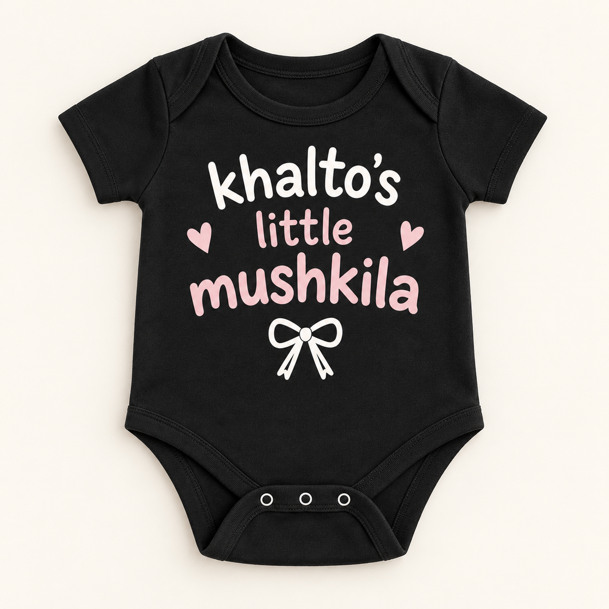 "Khalto’s Little Mushkila Onesie" NEWBORN