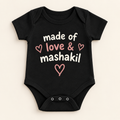 "Love & Mashakil Onesie" NEWBORN