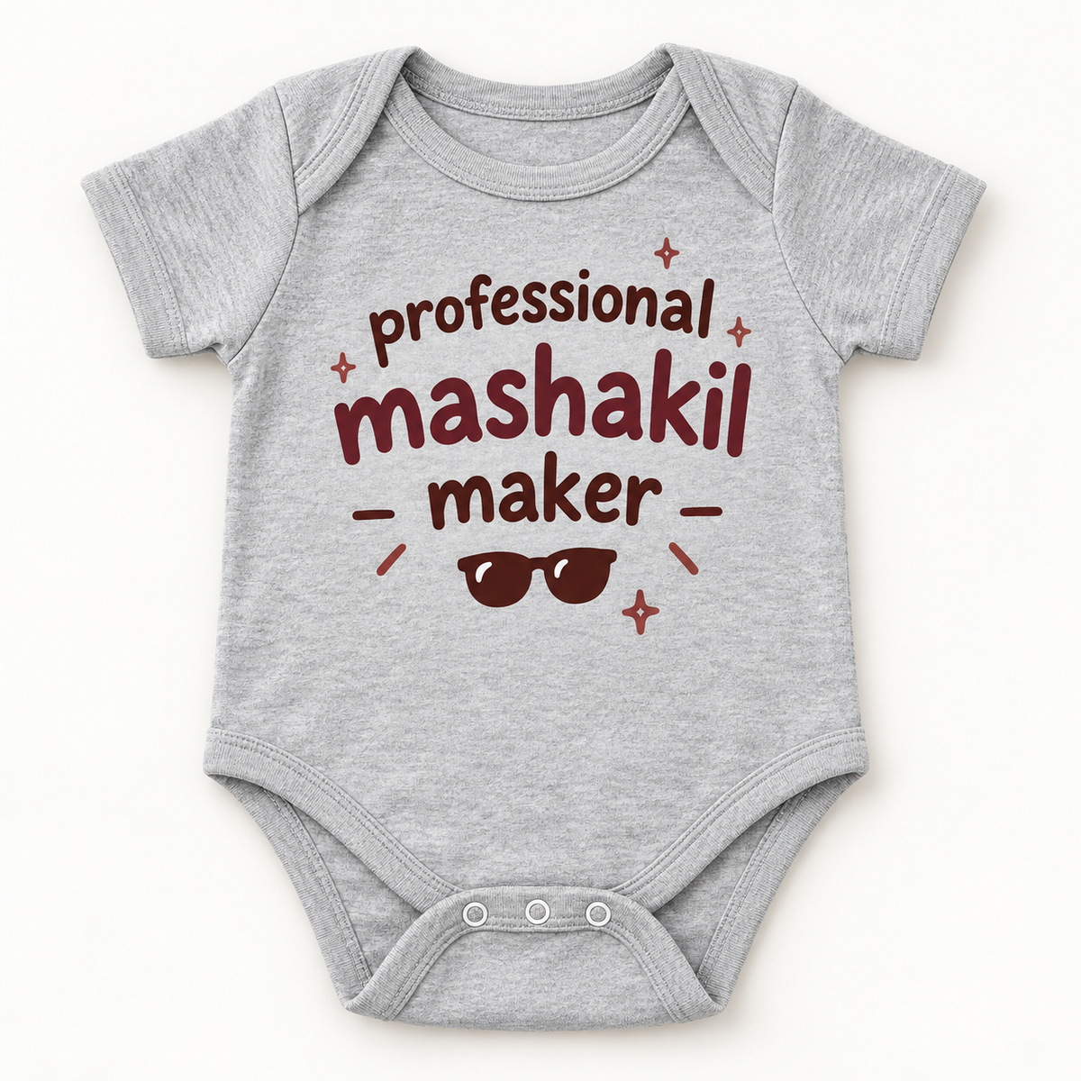 "Professional Mashakil Maker Onesie" NEWBORN